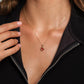 Ruby Valentine Bezel Pendant