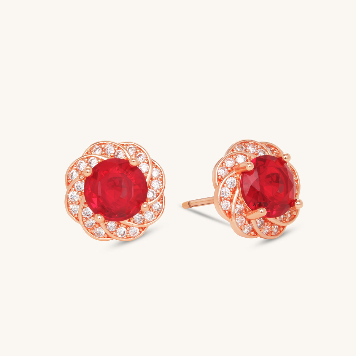 Ruby Bloom Studs