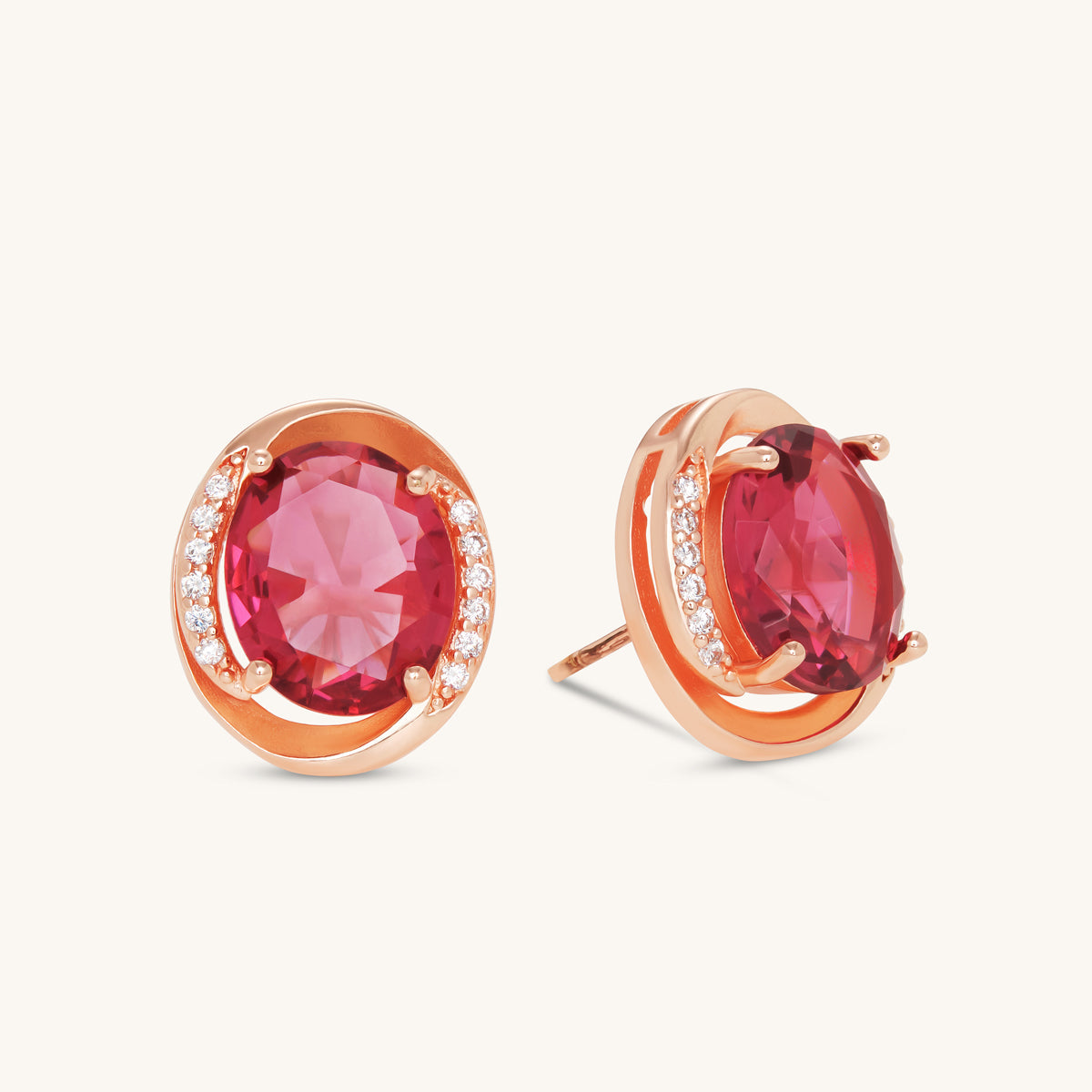 Ruby Bruche Studs