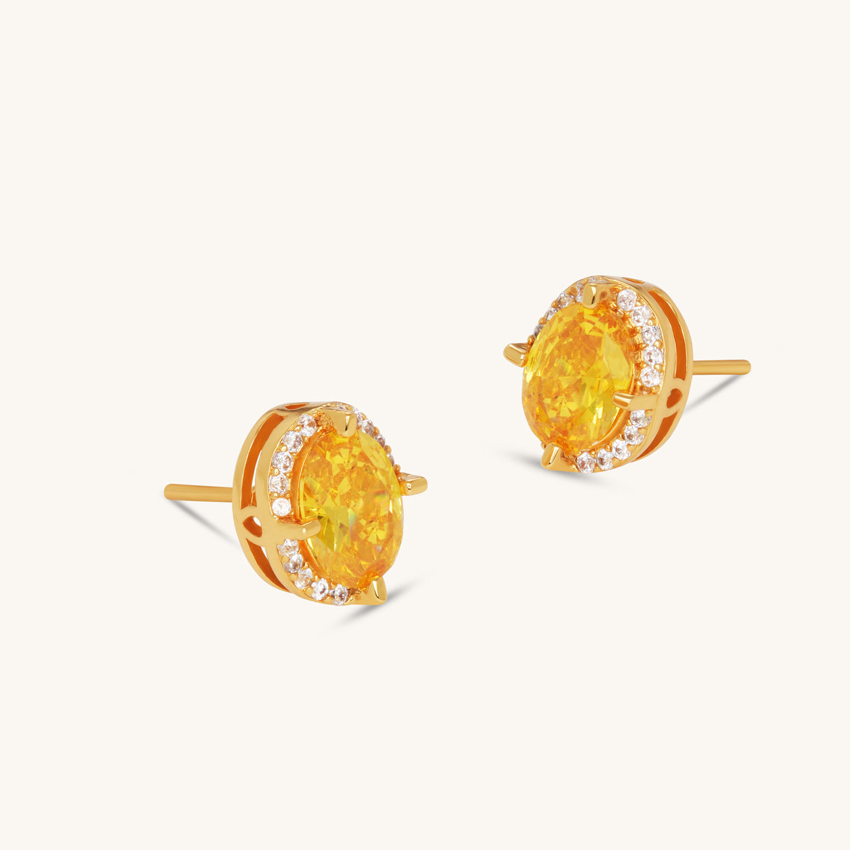 Citrine Aria Studs