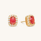 Ruby Dazzle Studs