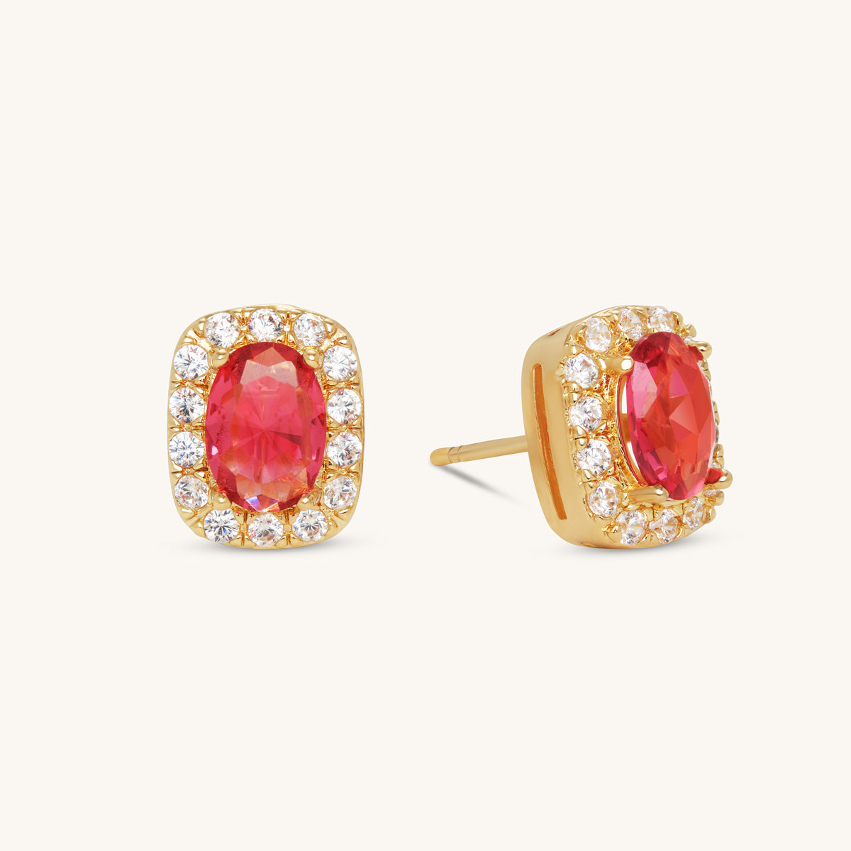 Ruby Dazzle Studs