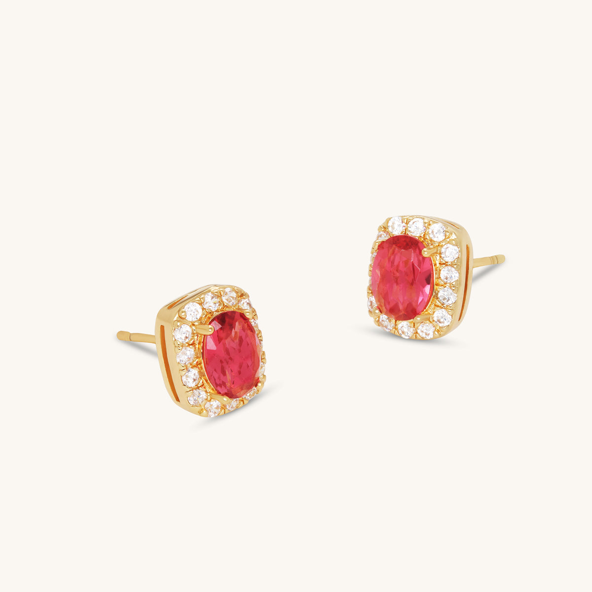 Ruby Dazzle Studs
