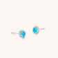 Aquamarine Sol Studs