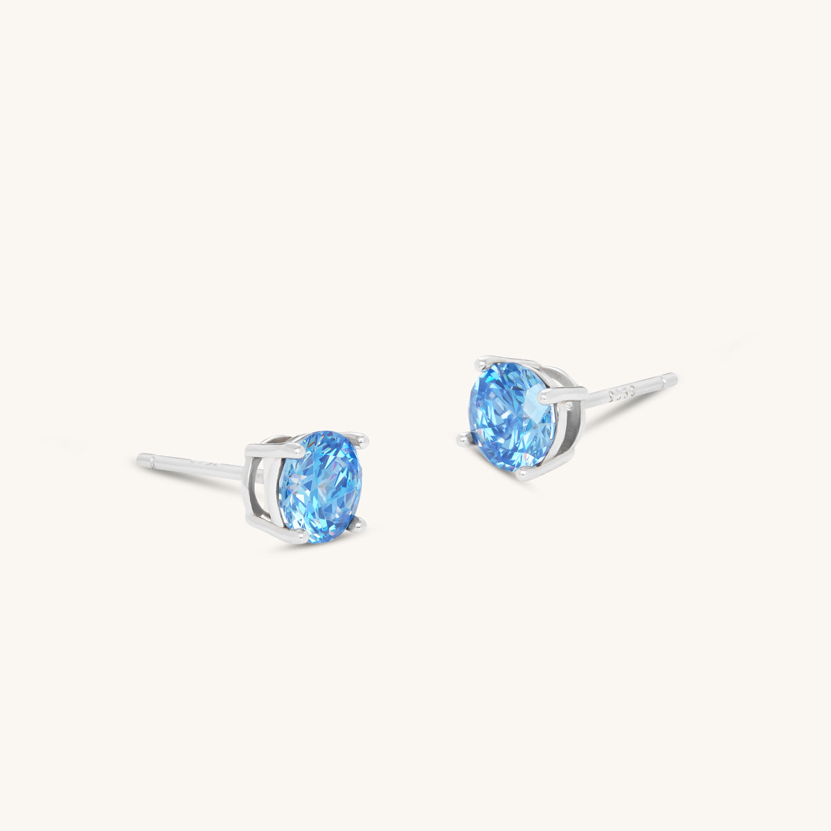 Aquamarine Basic Studs