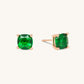 Emerald Arc Studs