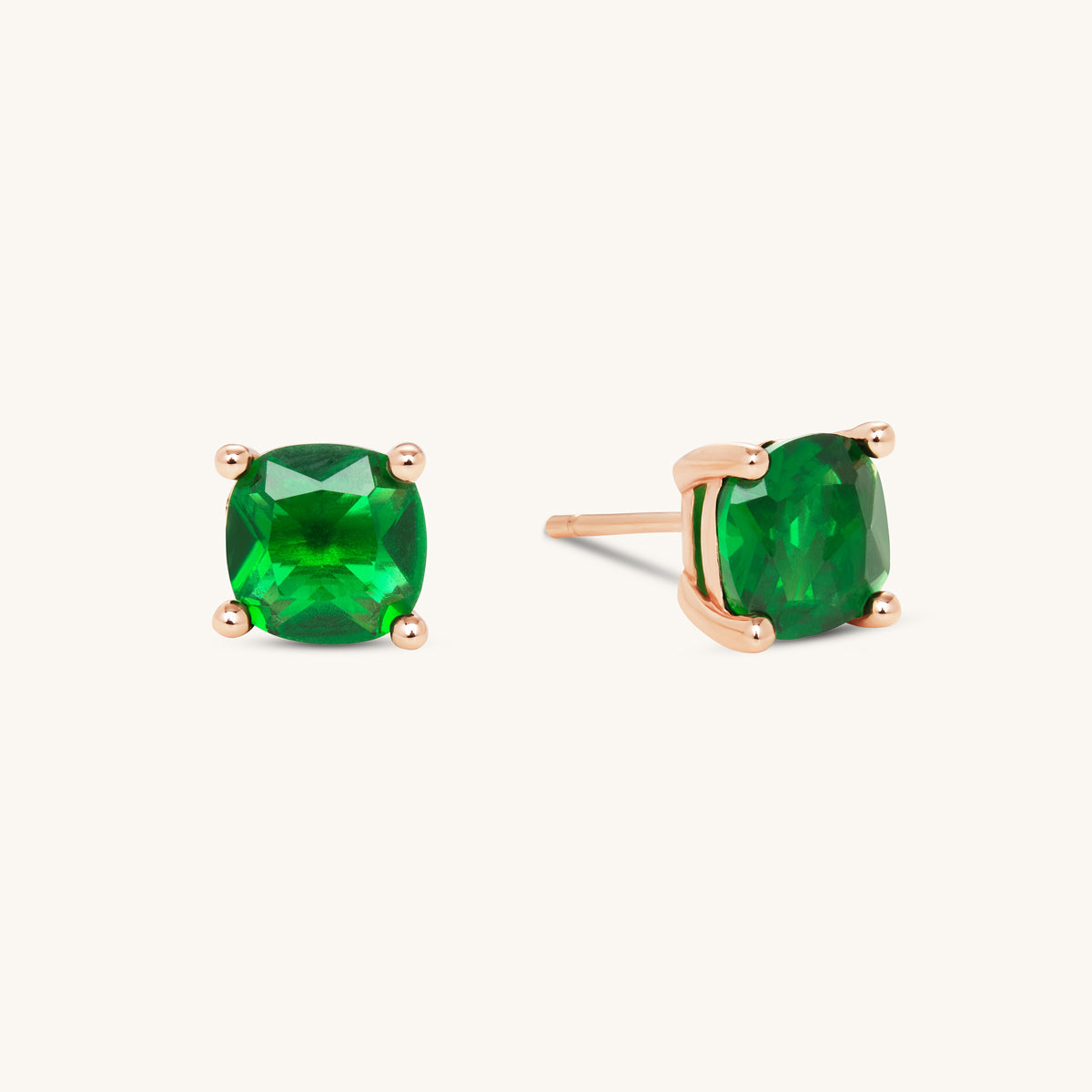 Emerald Arc Studs