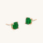 Emerald Arc Studs