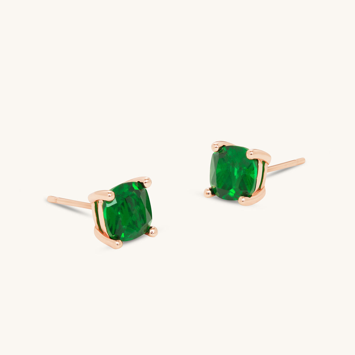 Emerald Arc Studs