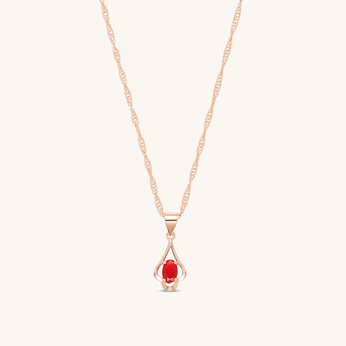 Ruby Elysian Pendant