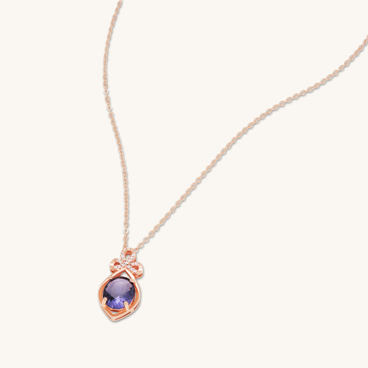 Amethyst Ankh Pendant