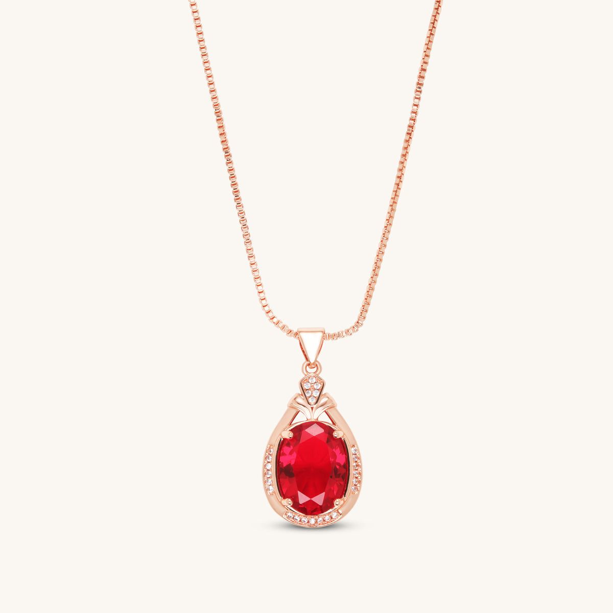 Ruby Sunset Pendant