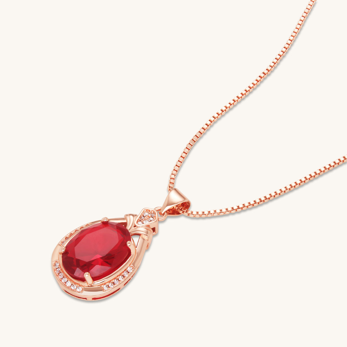 Ruby Sunset Pendant