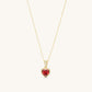 Ruby Valentine Bezel Pendant