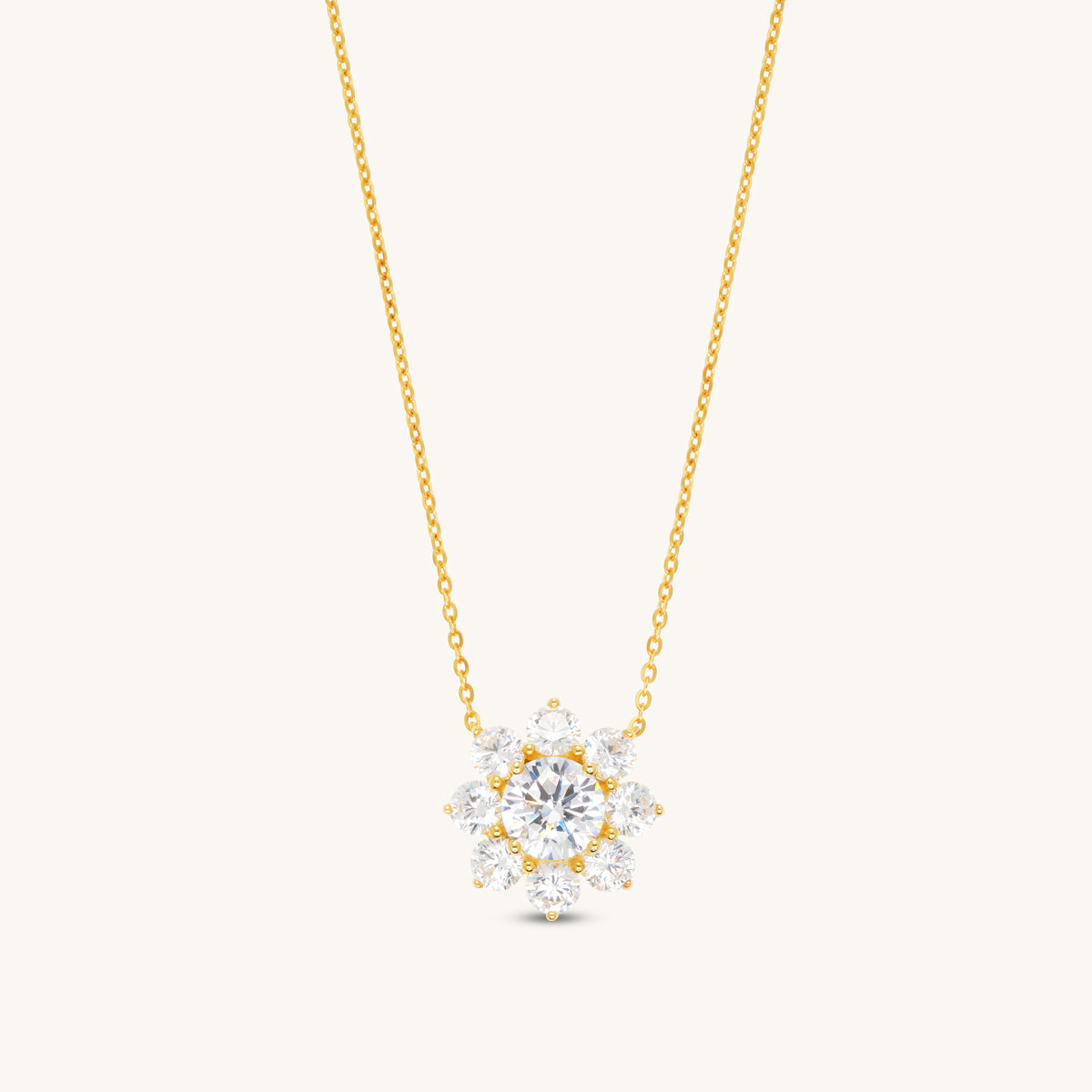 Diamond Snowflake Pendant