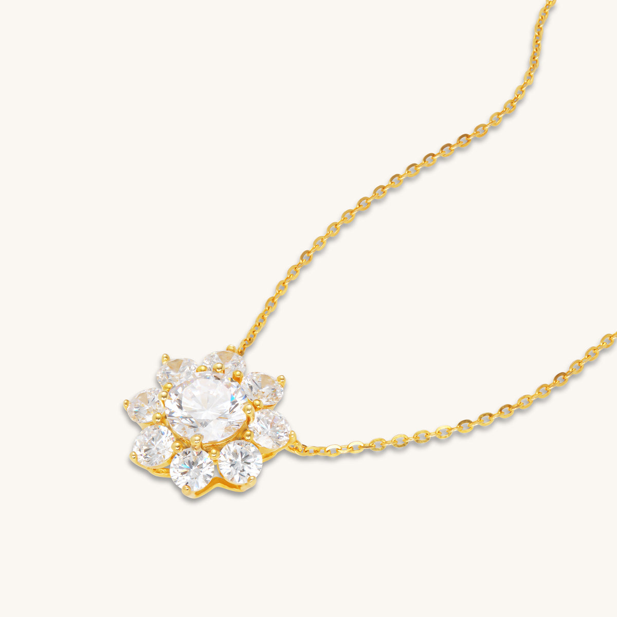 Diamond Snowflake Pendant