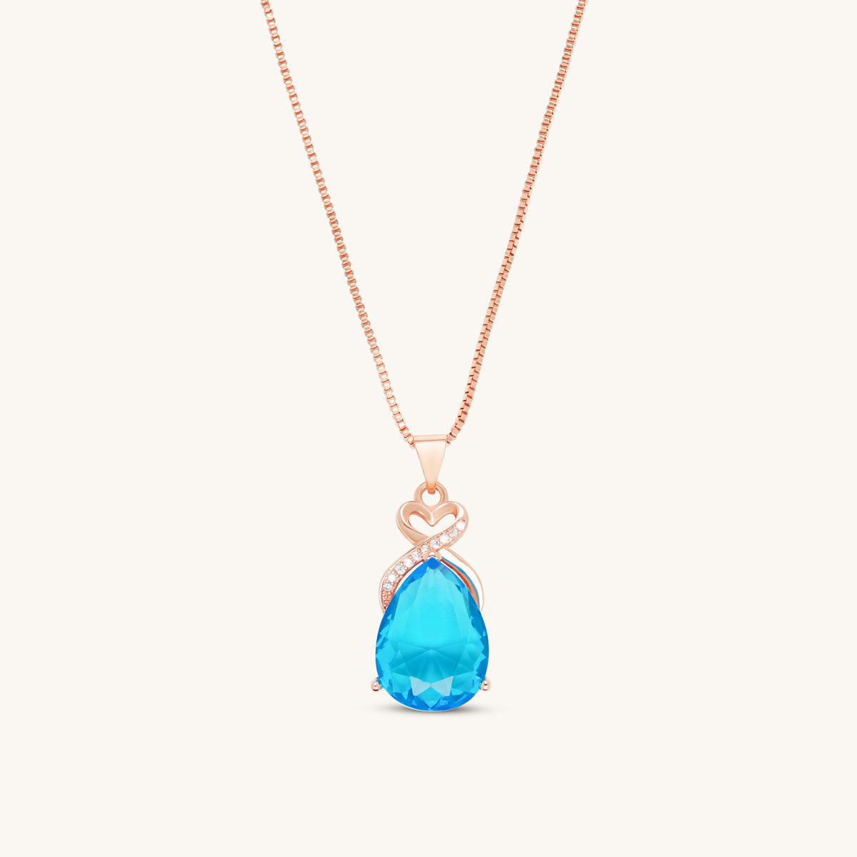 Aquamarine Entwined Pendant