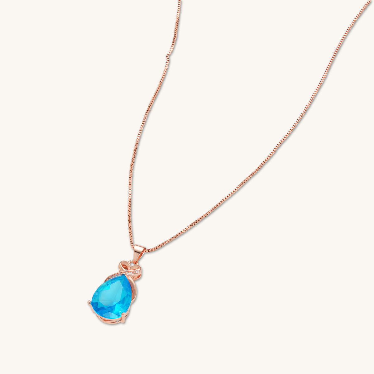 Aquamarine Entwined Pendant