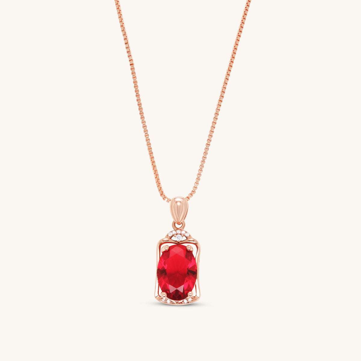 Ruby Doris Pendant