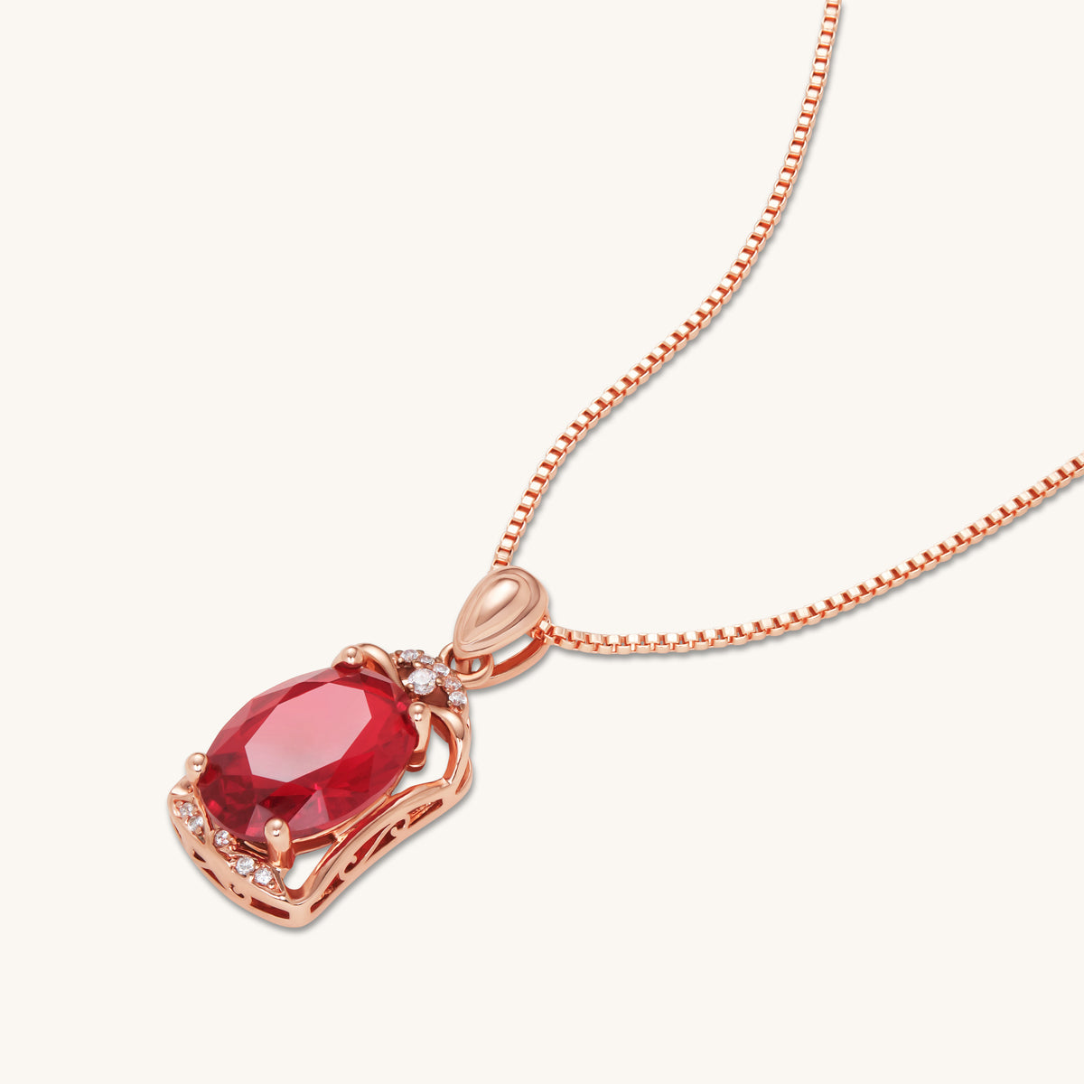 Ruby Doris Pendant