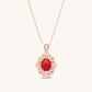 Ruby Saffra Pendant