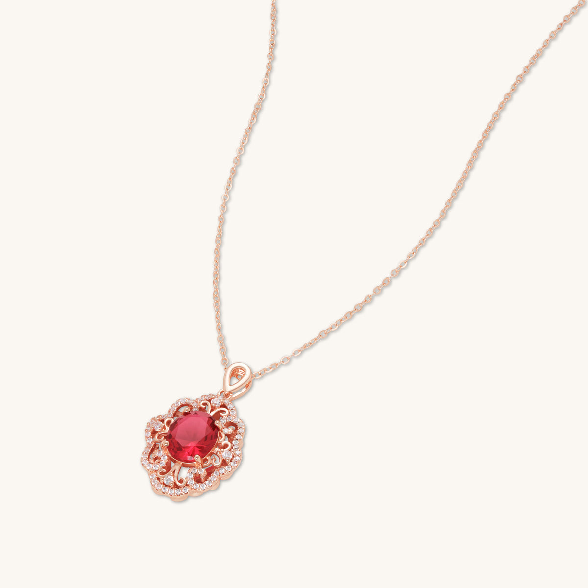 Ruby Saffra Pendant