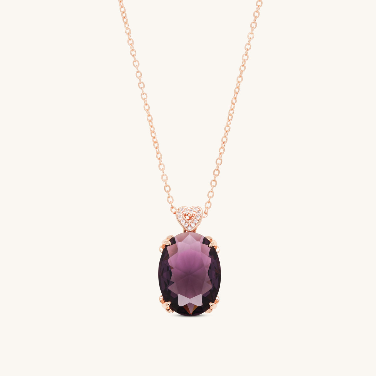 Amethyst Cherub Pendant