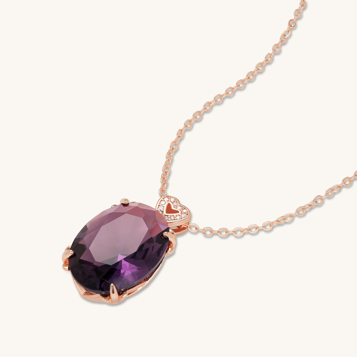 Amethyst Cherub Pendant