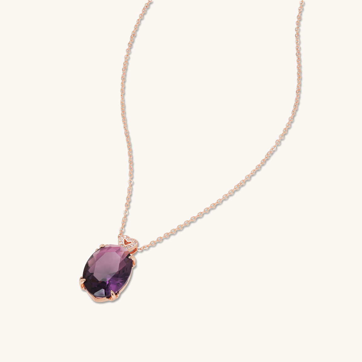 Amethyst Cherub Pendant