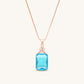 Aquamarine Steer Pendant