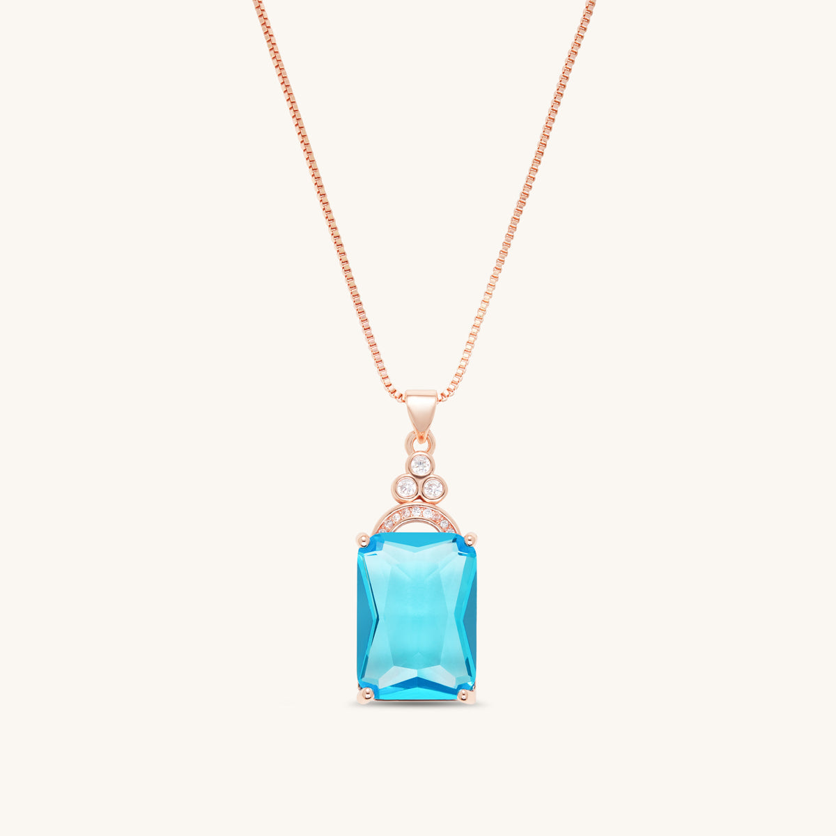 Aquamarine Steer Pendant