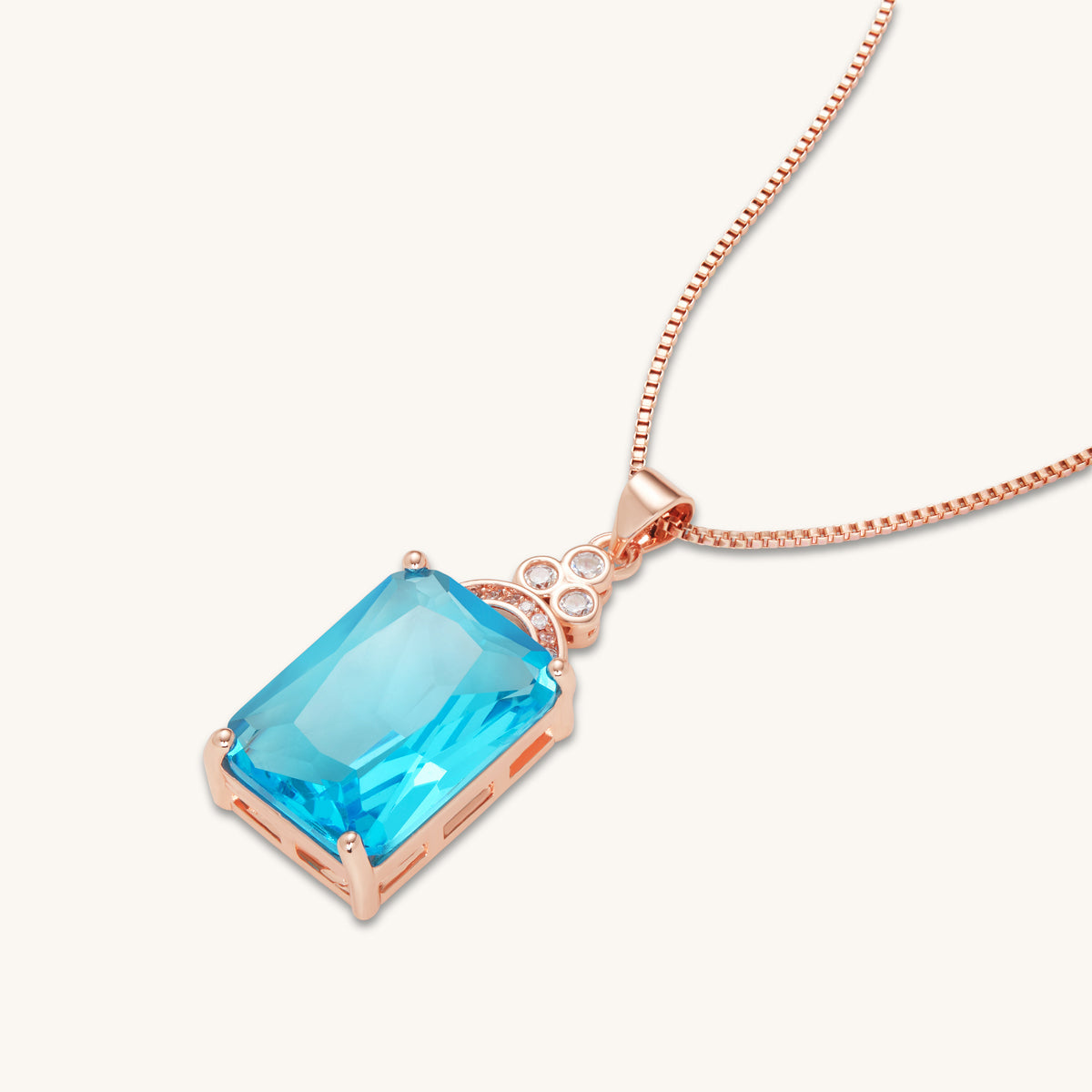 Aquamarine Steer Pendant
