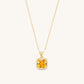 Citrine Cushion Pendant