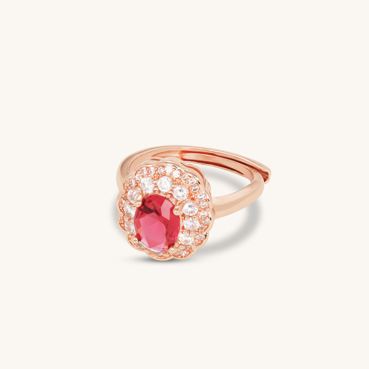 Ruby Infinity Ring