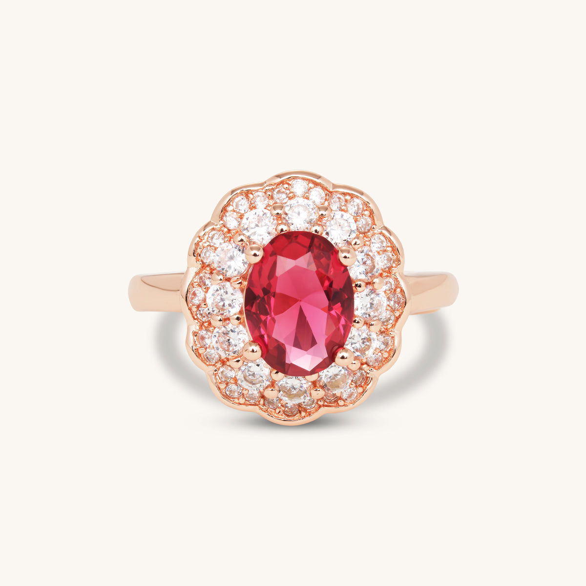 Ruby Infinity Ring