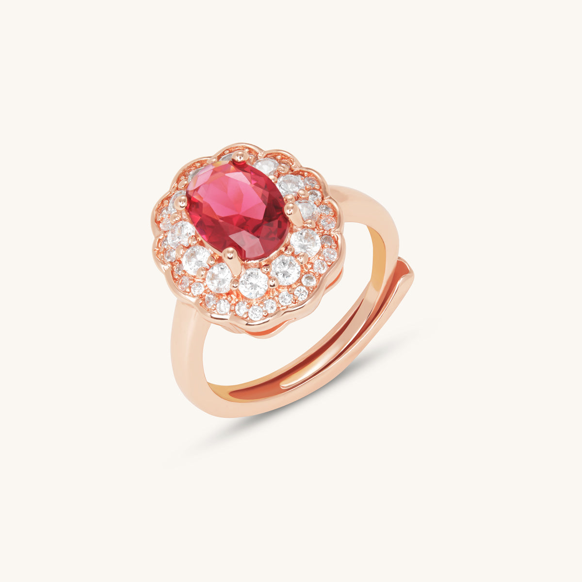 Ruby Infinity Ring