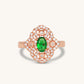 Emerald Flora Ring