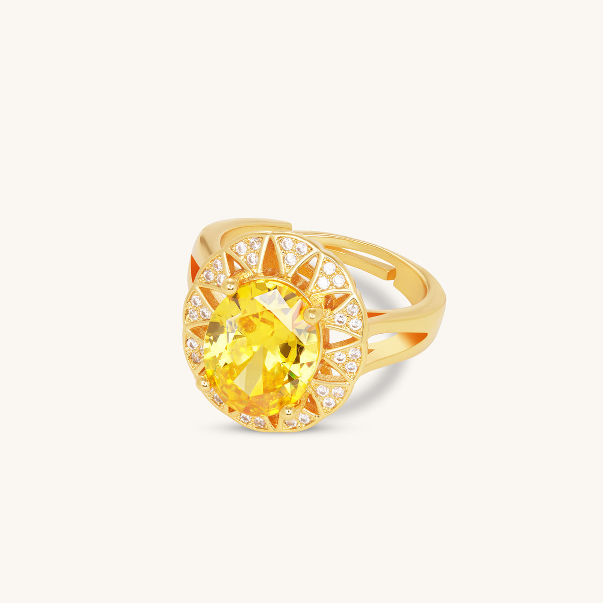 Citrine Majeste Ring
