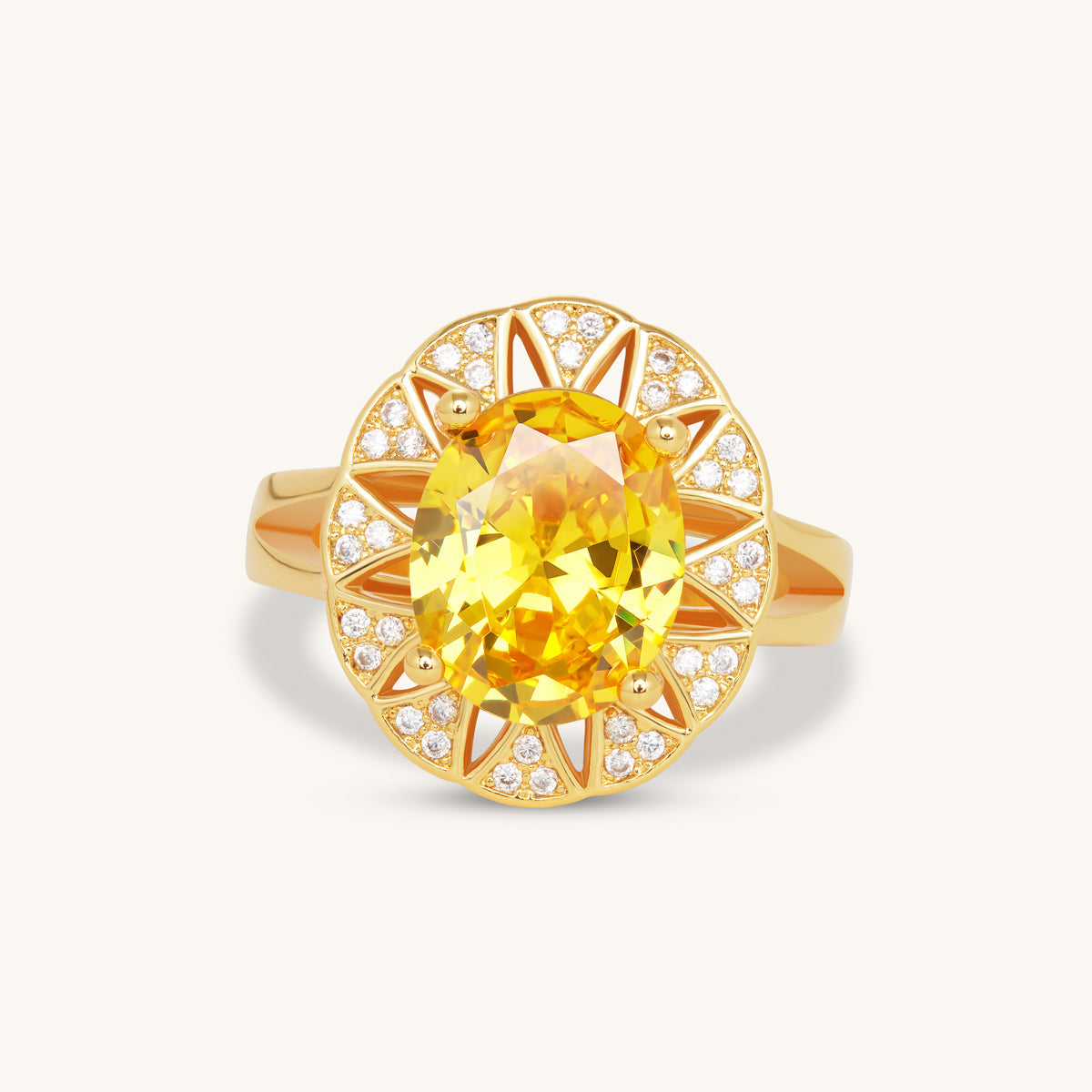 Citrine Majeste Ring
