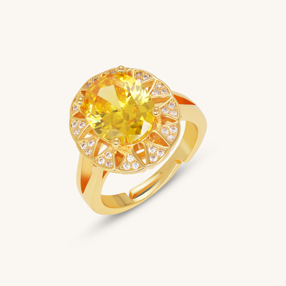 Citrine Majeste Ring