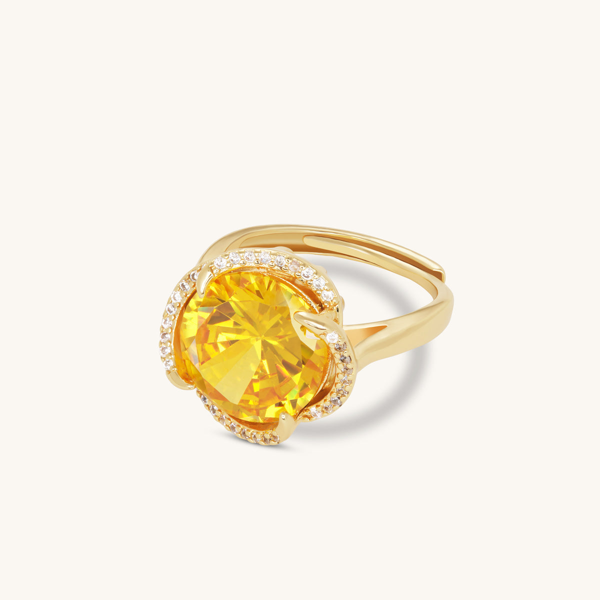 Citrine Sevan Ring