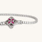 Diamond Ruby Flora Bracelet