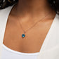 Aquamarine Valentine Pendant
