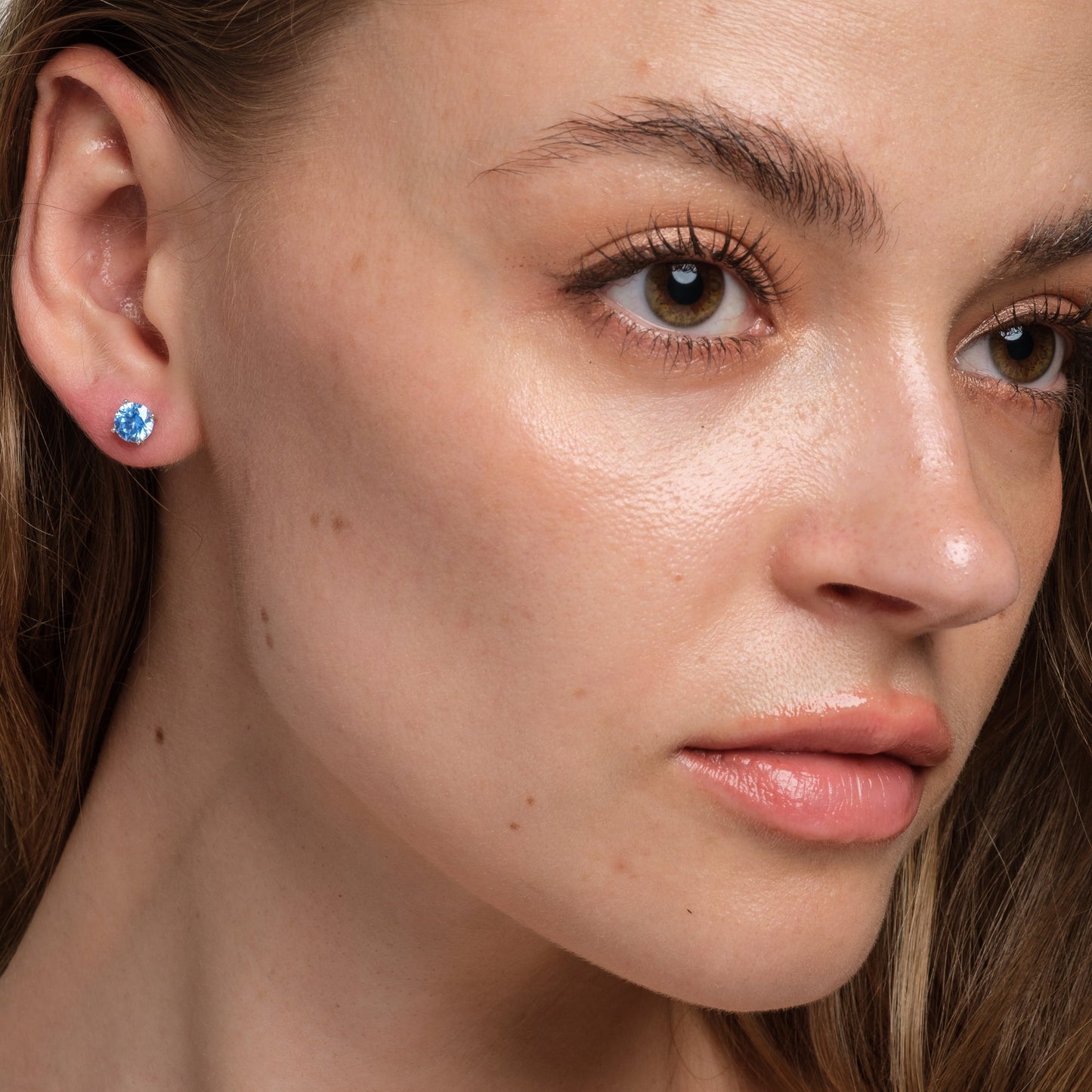 Aquamarine Basic Studs