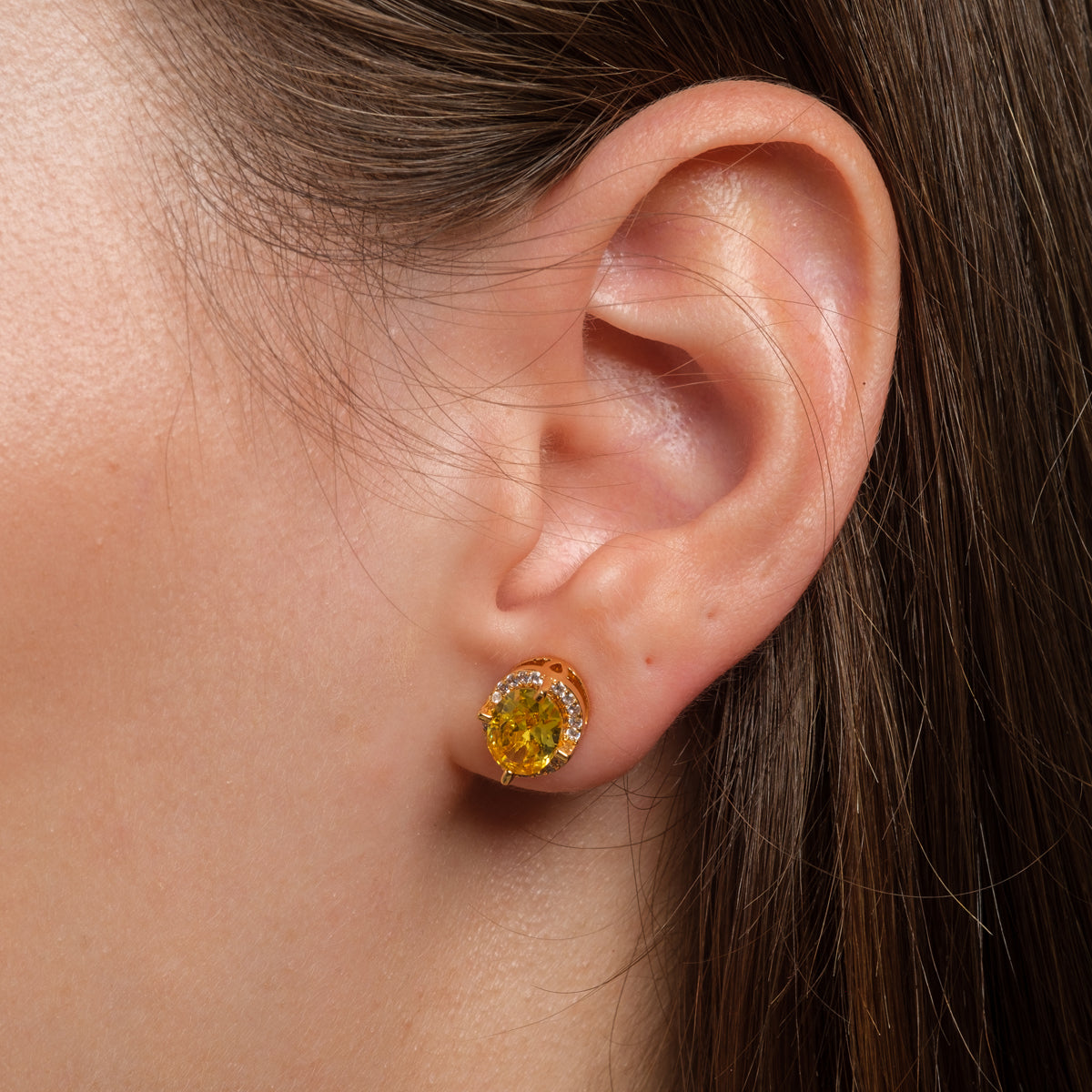 Citrine Aria Studs