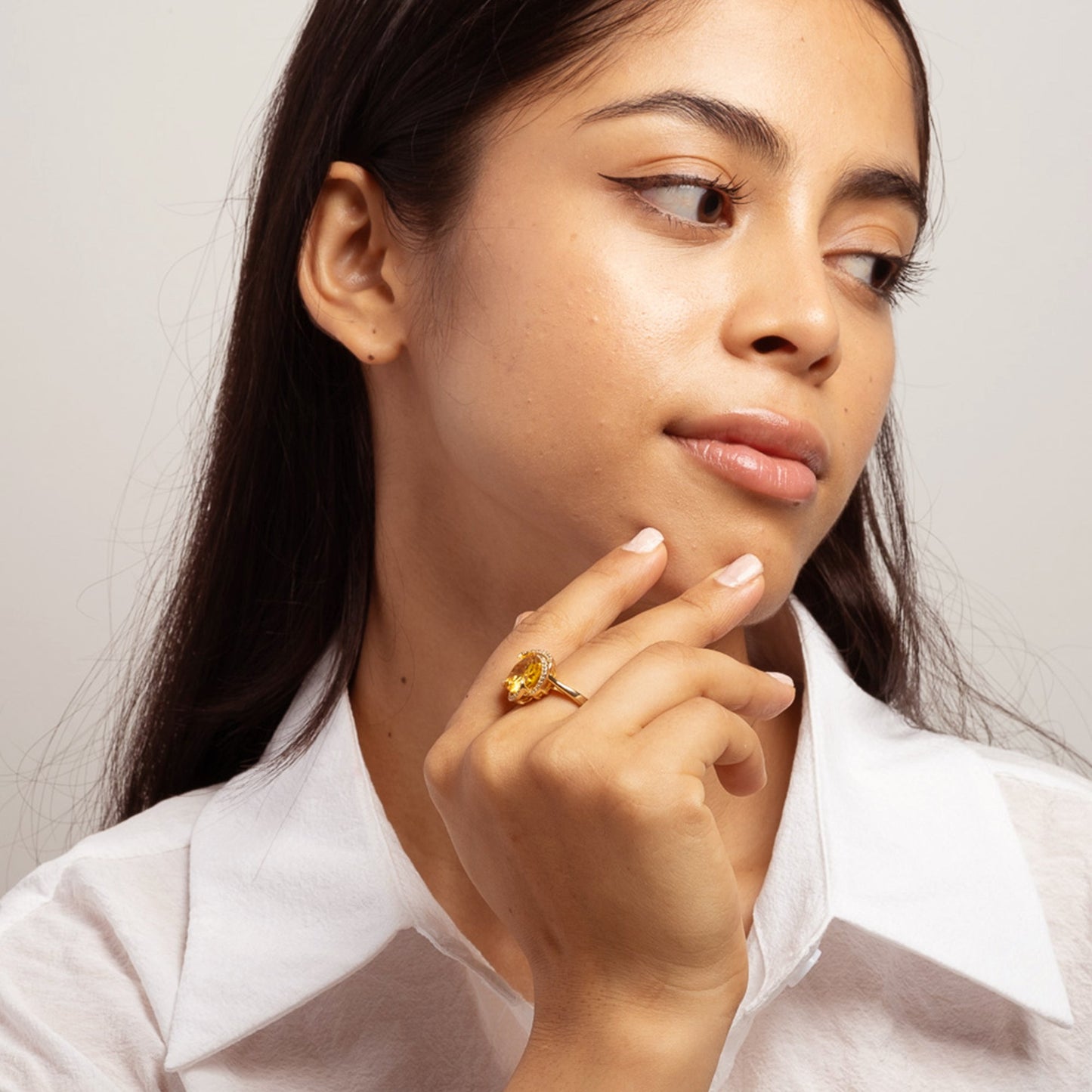 Citrine Sevan Ring
