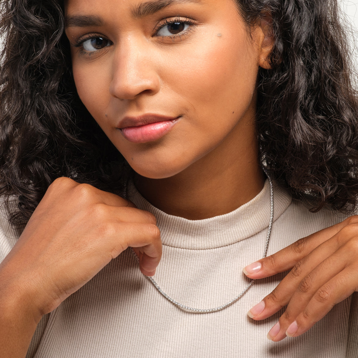 Diamond Petite Tennis Necklace