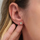 Diamond Valentine Studs