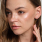Diamond Valentine Studs