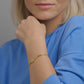 Diamond Halo Bezel Bracelet